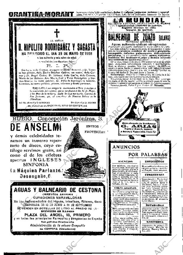 ABC MADRID 30-05-1908 página 16