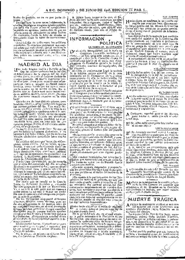 ABC MADRID 07-06-1908 página 5