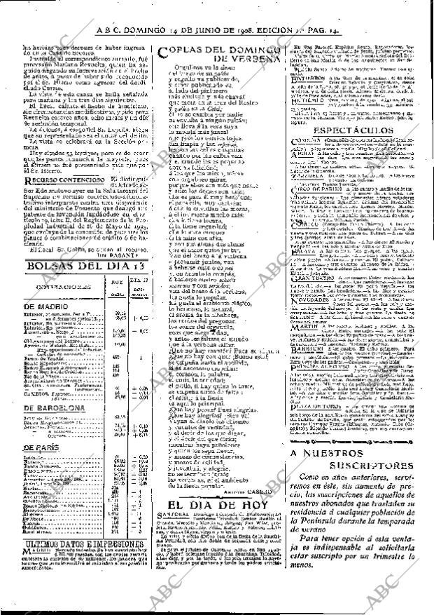 ABC MADRID 14-06-1908 página 14
