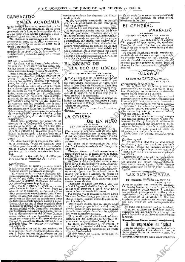 ABC MADRID 14-06-1908 página 8