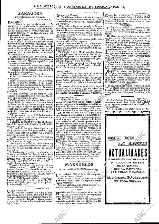 ABC MADRID 17-06-1908 página 13