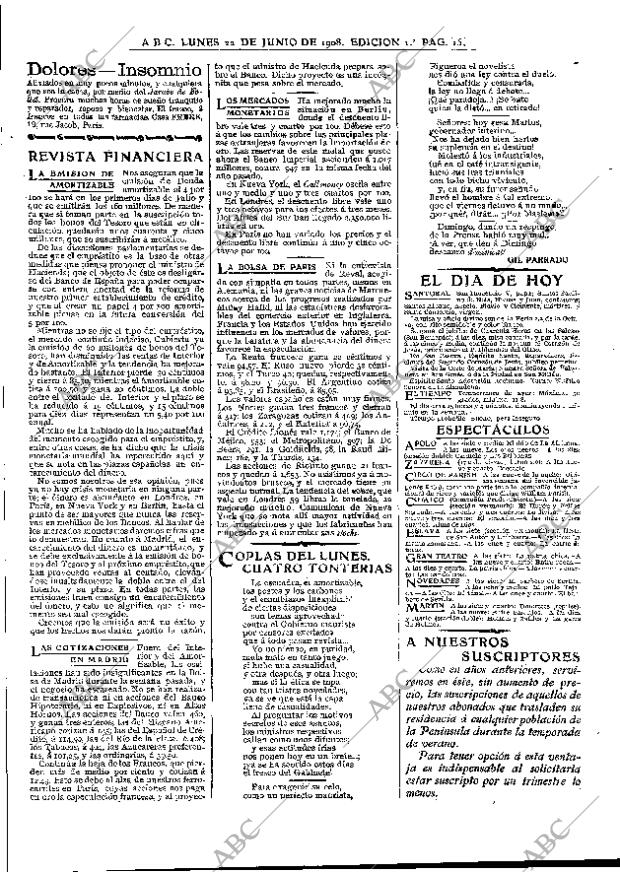 ABC MADRID 22-06-1908 página 15