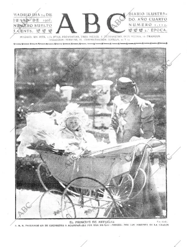 ABC MADRID 24-06-1908 página 1