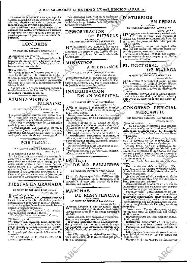 ABC MADRID 24-06-1908 página 11