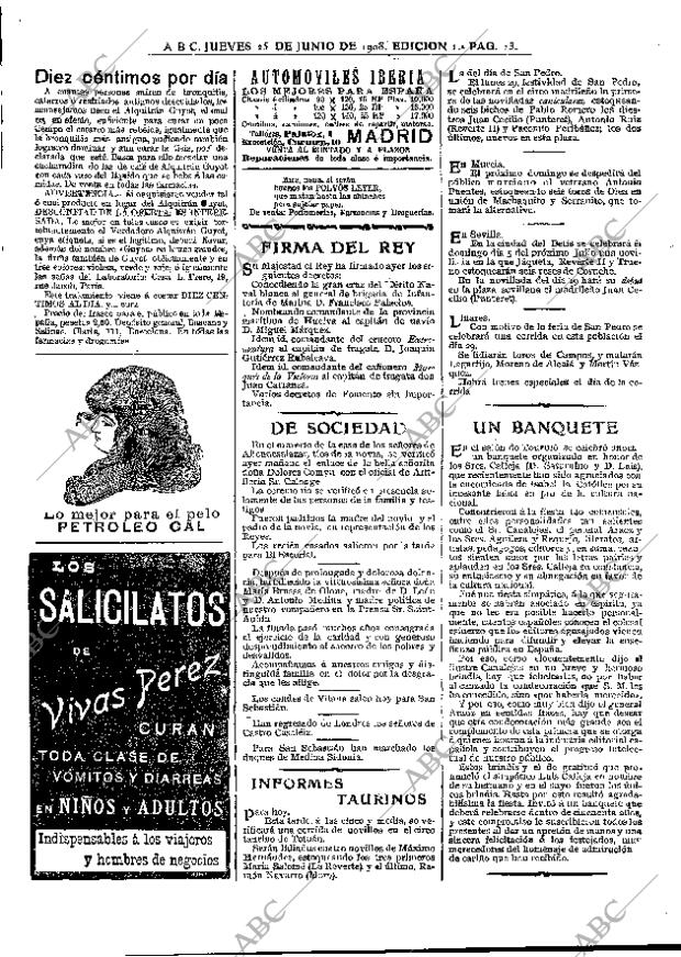 ABC MADRID 25-06-1908 página 13