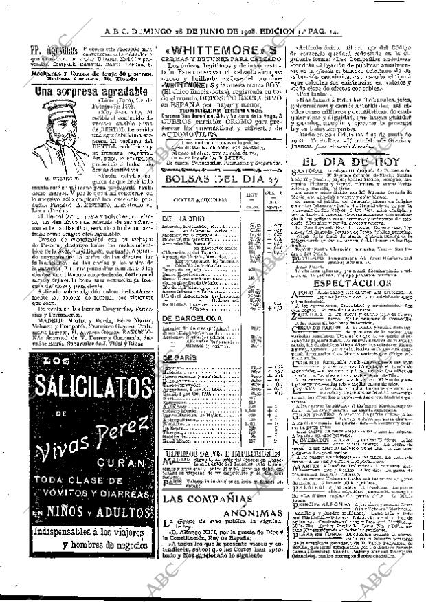 ABC MADRID 28-06-1908 página 14