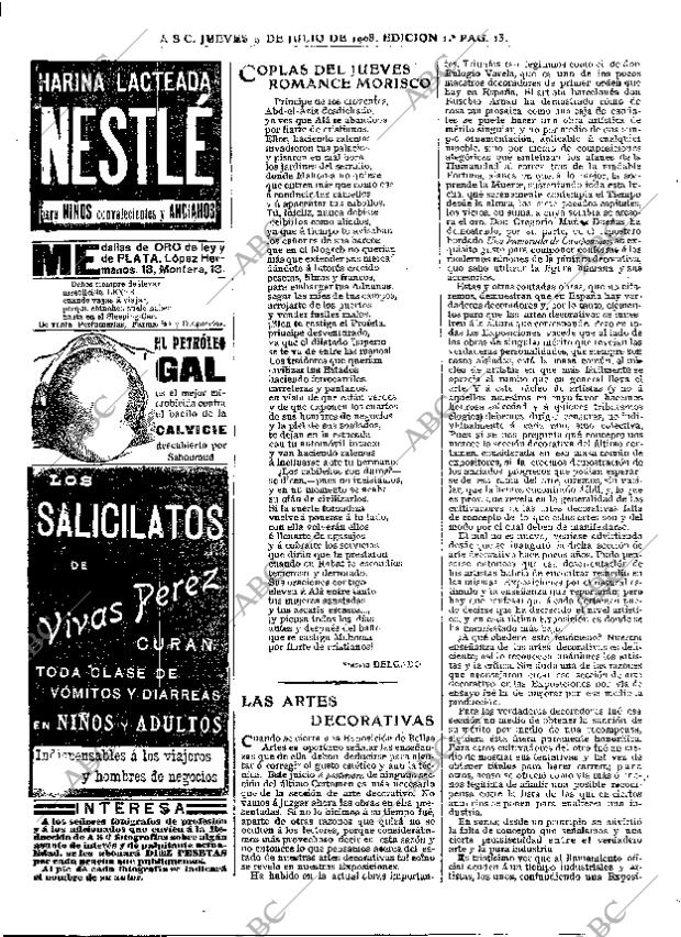 ABC MADRID 09-07-1908 página 13