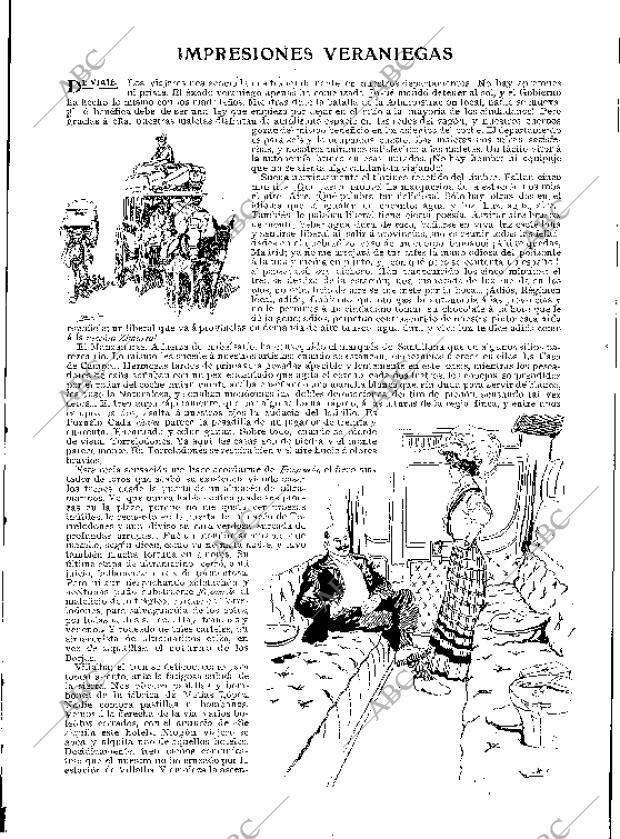 BLANCO Y NEGRO MADRID 11-07-1908 página 13