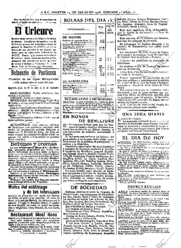 ABC MADRID 14-07-1908 página 15