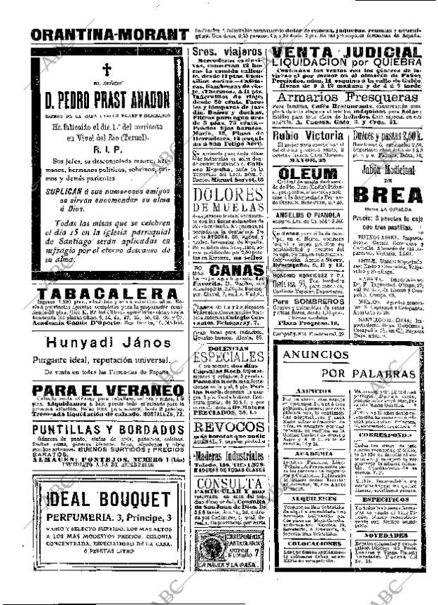 ABC MADRID 14-07-1908 página 16