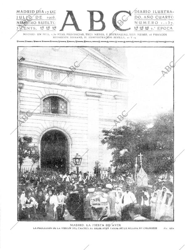 ABC MADRID 17-07-1908 página 1