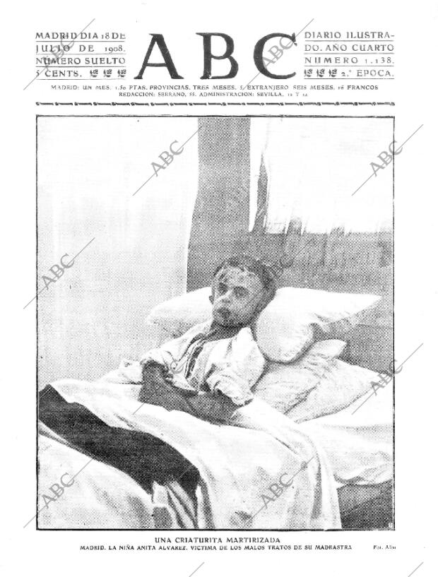 ABC MADRID 18-07-1908 página 1