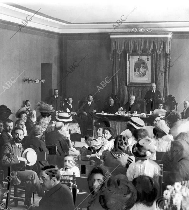 El salón de Actos de la escuela Normal