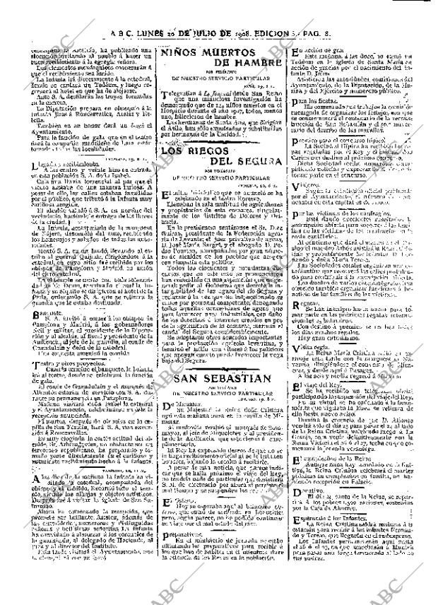 ABC MADRID 20-07-1908 página 8