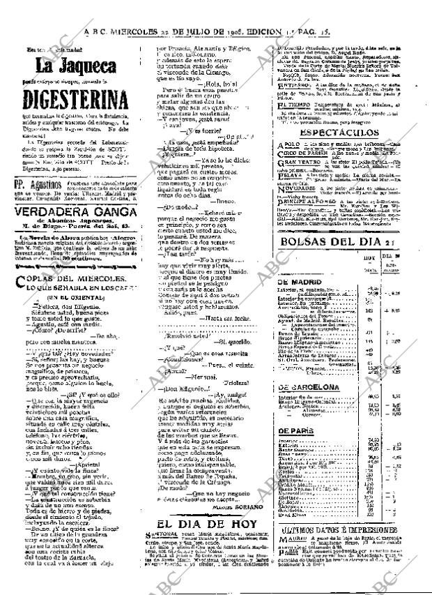 ABC MADRID 22-07-1908 página 15