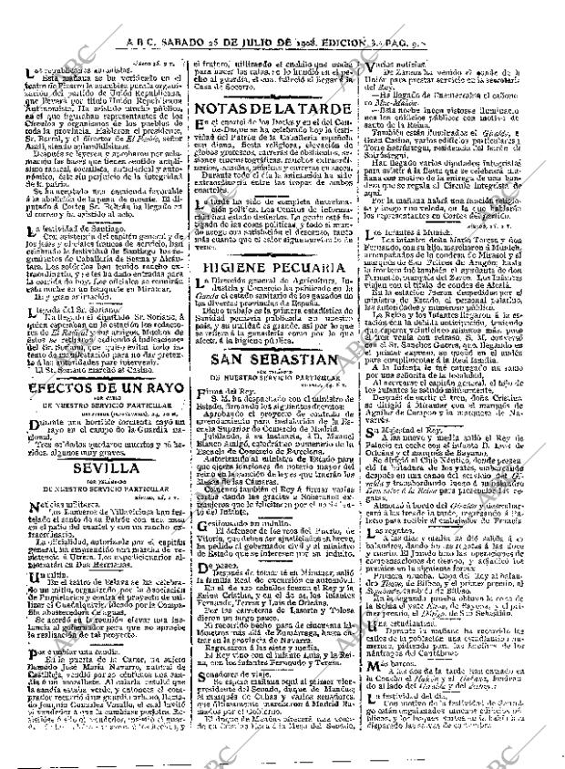 ABC MADRID 25-07-1908 página 9