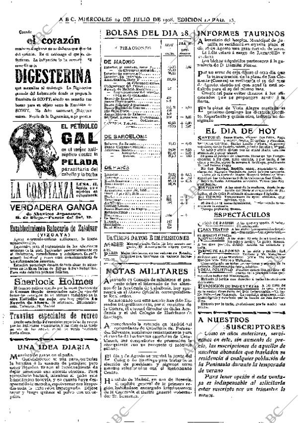 ABC MADRID 29-07-1908 página 15