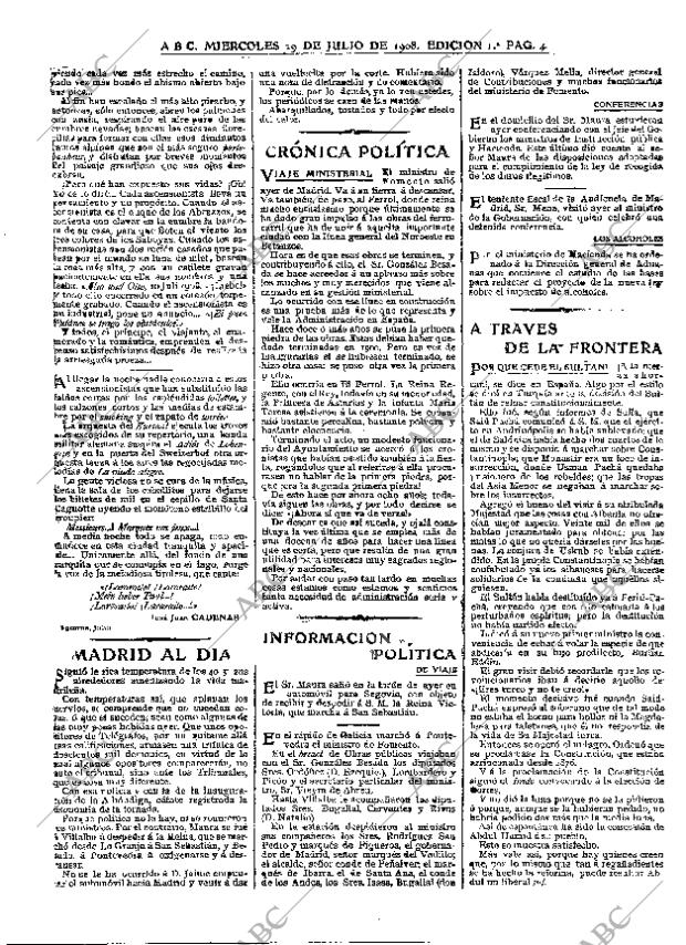 ABC MADRID 29-07-1908 página 4