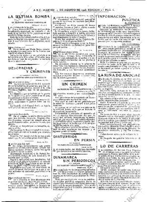 ABC MADRID 11-08-1908 página 6