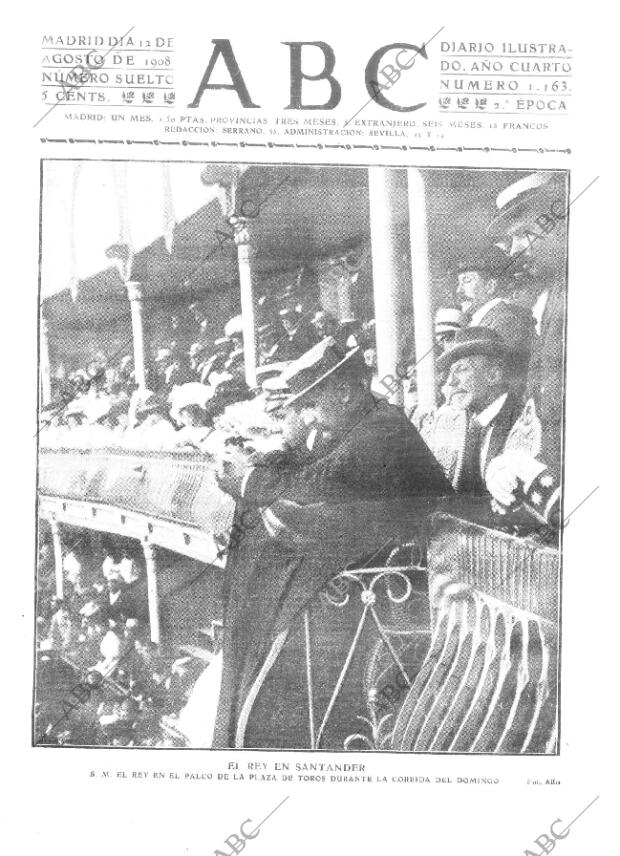 ABC MADRID 12-08-1908 página 1