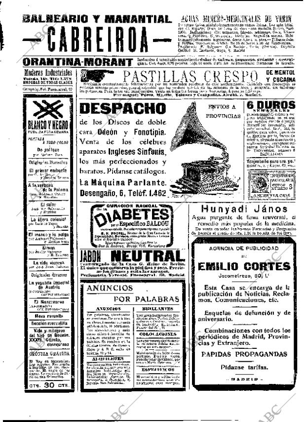 ABC MADRID 14-08-1908 página 16