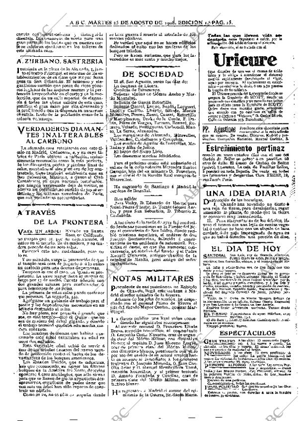 ABC MADRID 25-08-1908 página 15