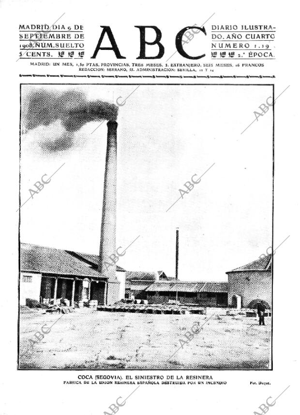 ABC MADRID 09-09-1908 página 1