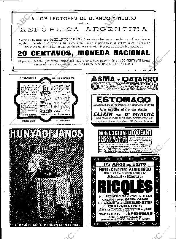 BLANCO Y NEGRO MADRID 12-09-1908 página 2