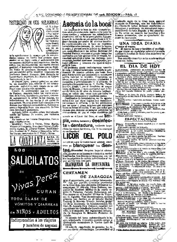 ABC MADRID 13-09-1908 página 15