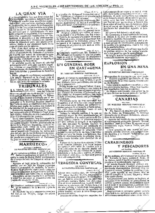 ABC MADRID 16-09-1908 página 10