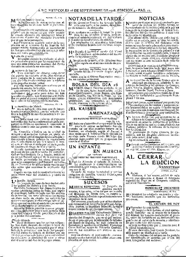 ABC MADRID 16-09-1908 página 12