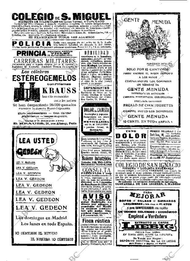 ABC MADRID 19-09-1908 página 2