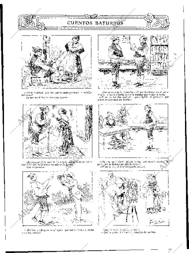 BLANCO Y NEGRO MADRID 19-09-1908 página 23