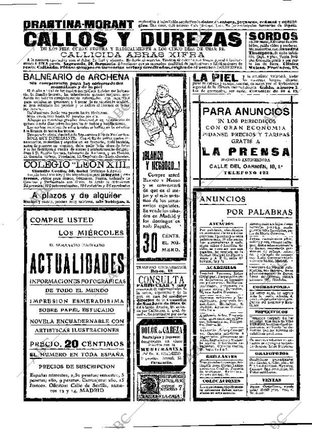 ABC MADRID 22-09-1908 página 16