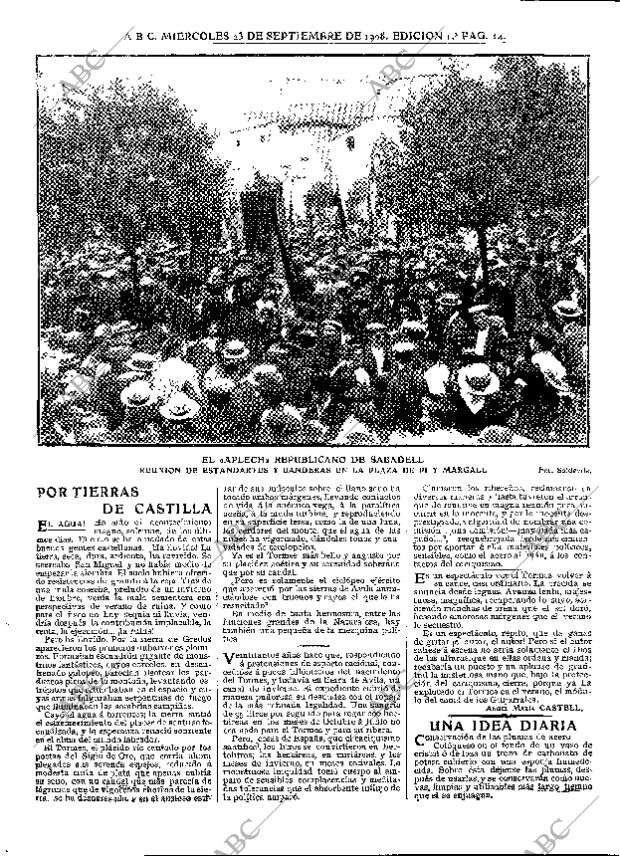 ABC MADRID 23-09-1908 página 14