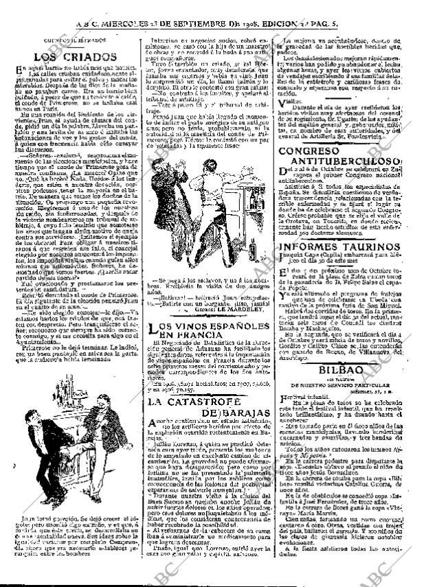 ABC MADRID 23-09-1908 página 5