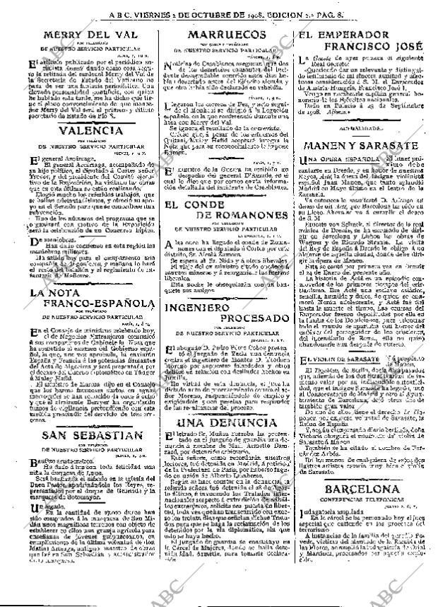 ABC MADRID 02-10-1908 página 8