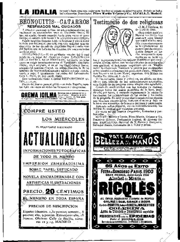 BLANCO Y NEGRO MADRID 03-10-1908 página 5