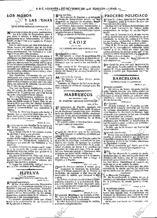 ABC MADRID 09-10-1908 página 11