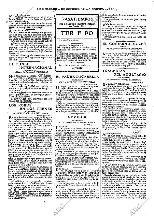 ABC MADRID 10-10-1908 página 9