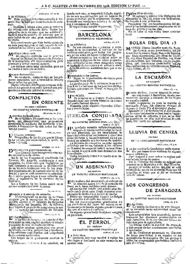 ABC MADRID 13-10-1908 página 10