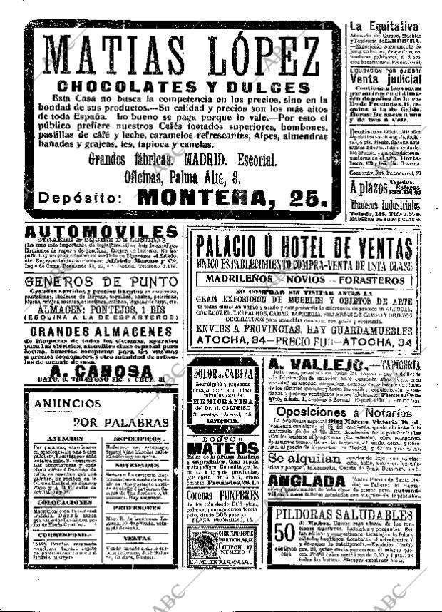 ABC MADRID 13-10-1908 página 2