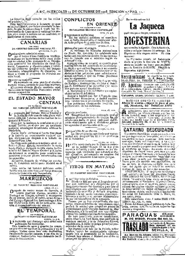 ABC MADRID 14-10-1908 página 11