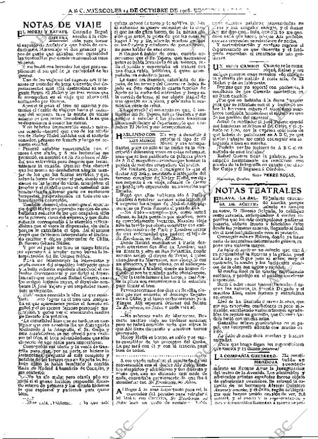 ABC MADRID 14-10-1908 página 8