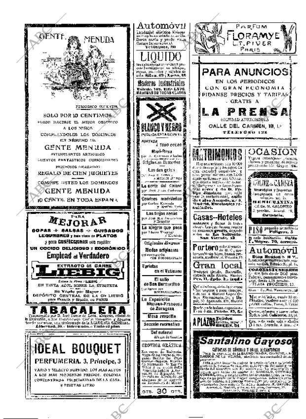 ABC MADRID 17-10-1908 página 2