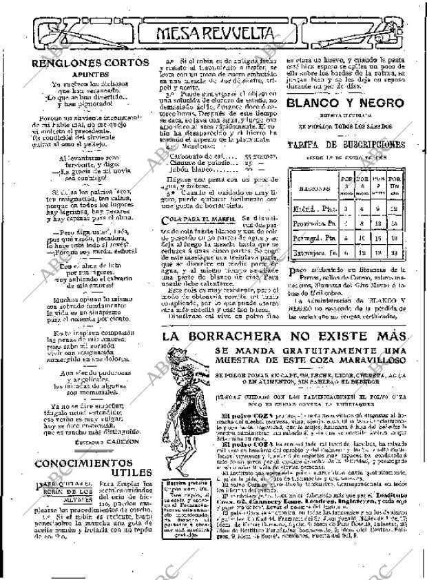 BLANCO Y NEGRO MADRID 17-10-1908 página 30