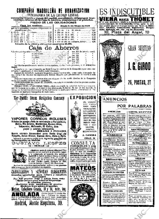 ABC MADRID 20-10-1908 página 2