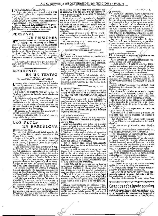 ABC MADRID 22-10-1908 página 10