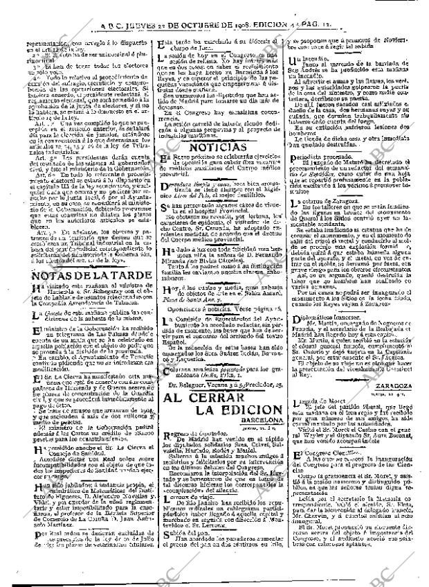 ABC MADRID 22-10-1908 página 12