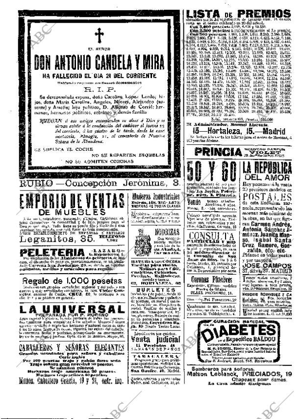 ABC MADRID 22-10-1908 página 2